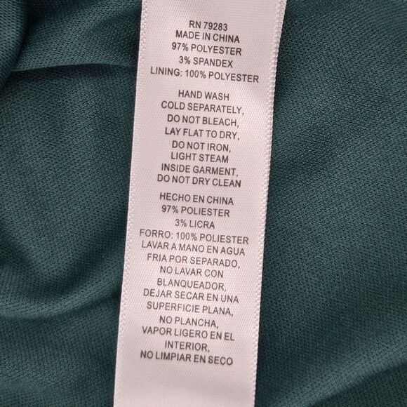 Alex Evenings Sequin Twinset Womens Size 2X Green Dance Party Glam Evening Wear - Picture 8 of 8